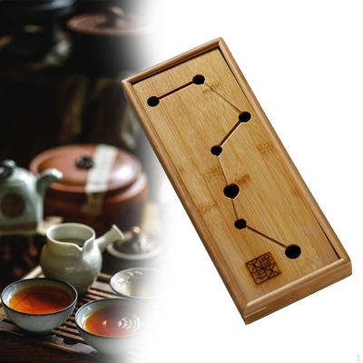 Bambus Chinesisches Gongfu Teetablett Servieren Geschenk für Liebhaber, Traditionell Einfach