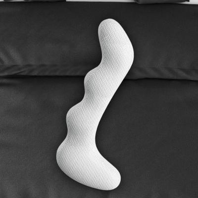 Body Pillow Long Decorative Leg Clam Throw Neck for Adults, Side