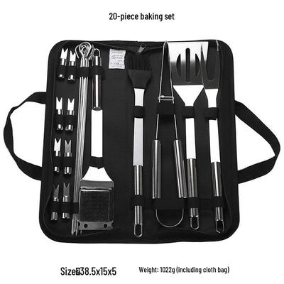 Spot Backgeschirr- & Grillwerkzeug-Set mit tragbarer Oxford-Stofftasche