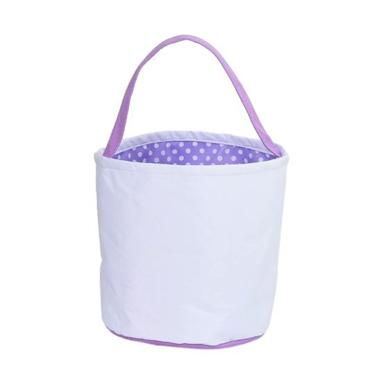 Easter Hand Gift Bag Bunny Pattern Handle Design Easter Egg Hunt Basket DIY Gift Candy Storage Pouch