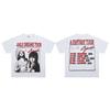 Meichao Vale New Retro Character Print Summer High Street Men and Women Loose Casual Wash Old Short Sleeve T-shirt