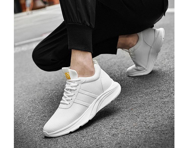 Men's Invisible 10cm Lift Summer Sports Shoes, Mesh Casual 8cm Height Boost Board Sneakers 2022.