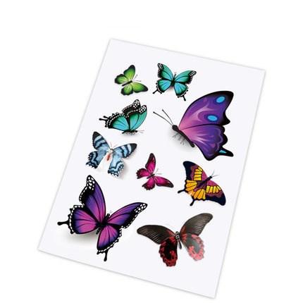 3D Car Stickers Beautiful Butterfly Personality Creative Waterproof DIY Decals Removable Automobiles Motorcycle Car Accessories