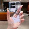 For Honor 400 Smart 5G Case Honor X7d 4G 5G Cover Clear Luxury Fashion Butterfly Flower Soft TPU Silicone Transparent Phone Case