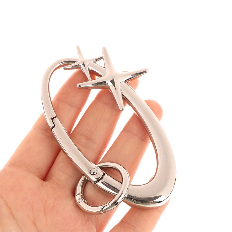 Carabiner Keychain Star Aesthetic Lucky Dice Opener Metal Backpack Pendant For Men Woman