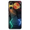 For ZTE Nubia Music 2 Case 2025 Soft Black Silicone Bumper Butterfly Painted Phone Cover for Nubia Music2 Cases Fundas Capa