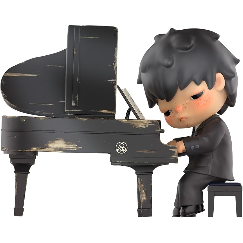 Pop Mart Hirono The Pianist Collectible Figure 15cm