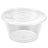Yulinjun Disposable Round Transparent Takeaway Food Containers