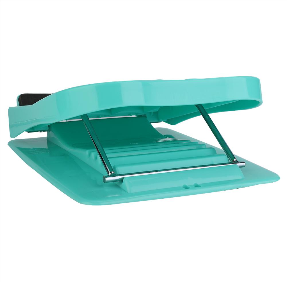 Household Folding Foot Calf Stretcher Massage Leg Fitness Slant Pedal Board(Blue&Green)