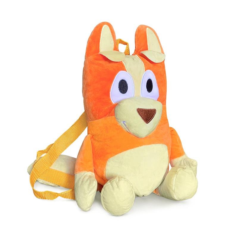Bluey Plush Backpack Anime Peripheral 45CM Kawaii Bingo Plush Doll Decoration Snack Bag Storage Bag Children Gift