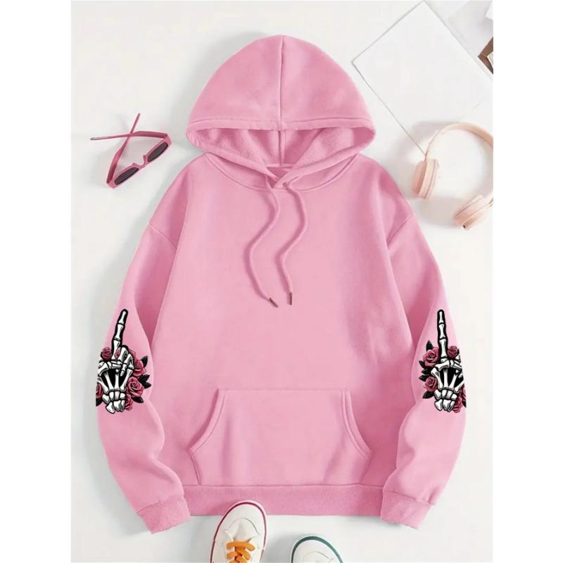 Expensive Talks Back Funny Print Women Hoody Harajuku Loose Clothes Fleece Warm Comfortable Hoodie Vintage Autumn Crewneck Top