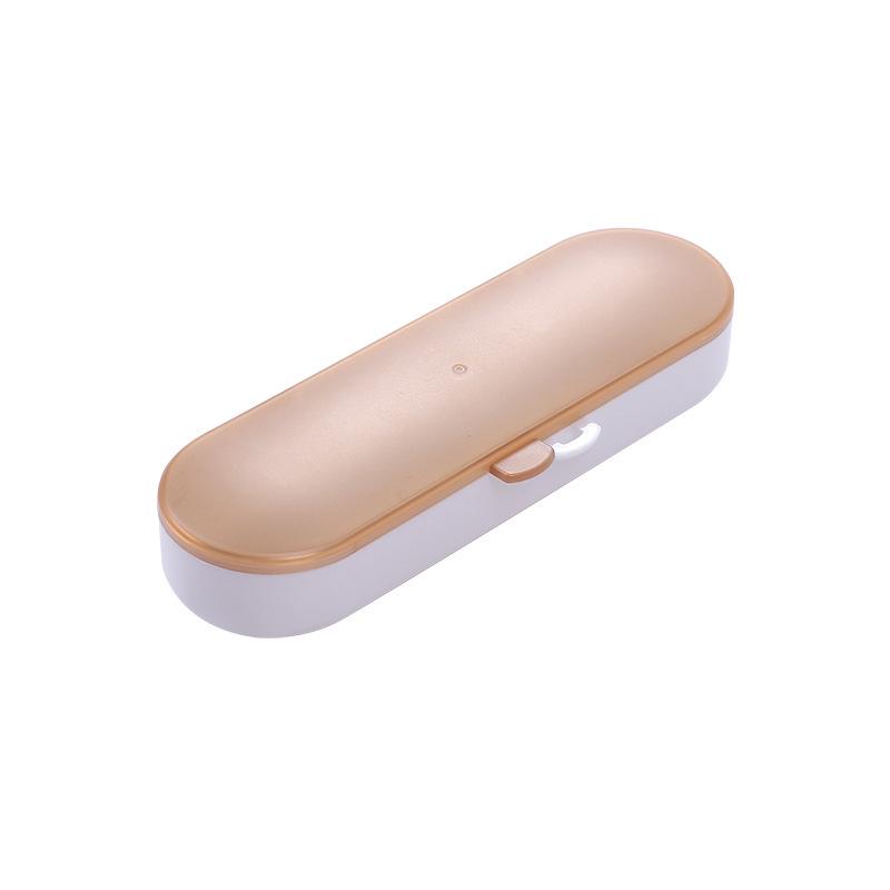 Lightweight Portable Oval Storage Box for Baby Cutlery - Fork and Spoon Travel Case