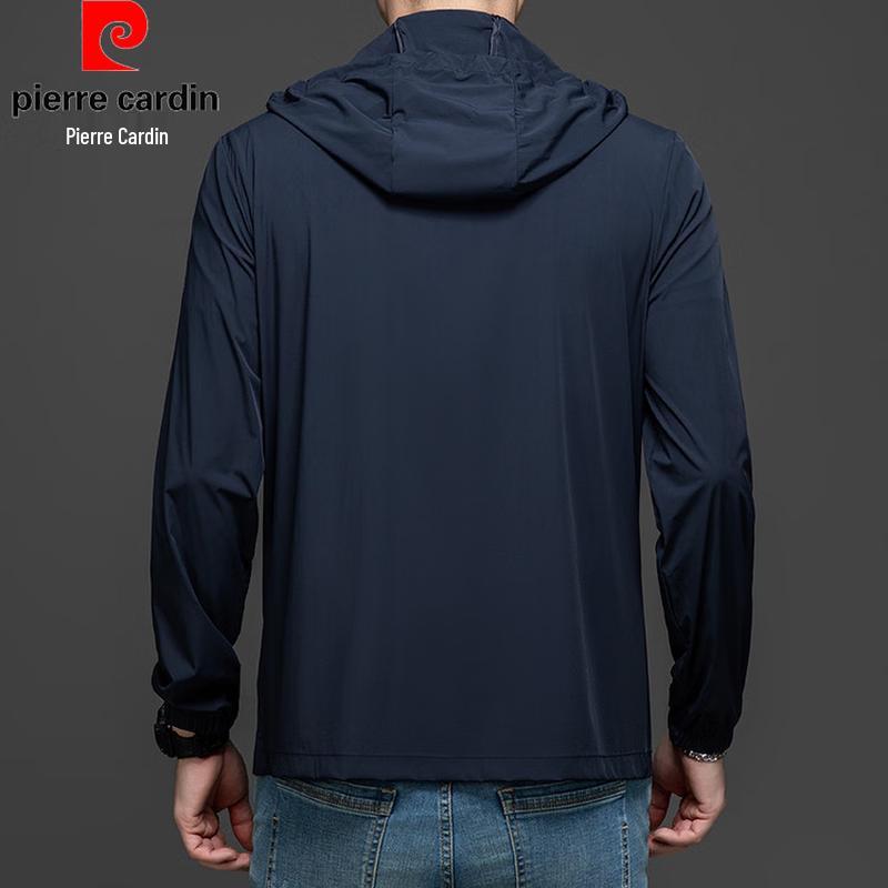 Pierre Cardin Men's Lightweight Hooded Sun Protection Jacket