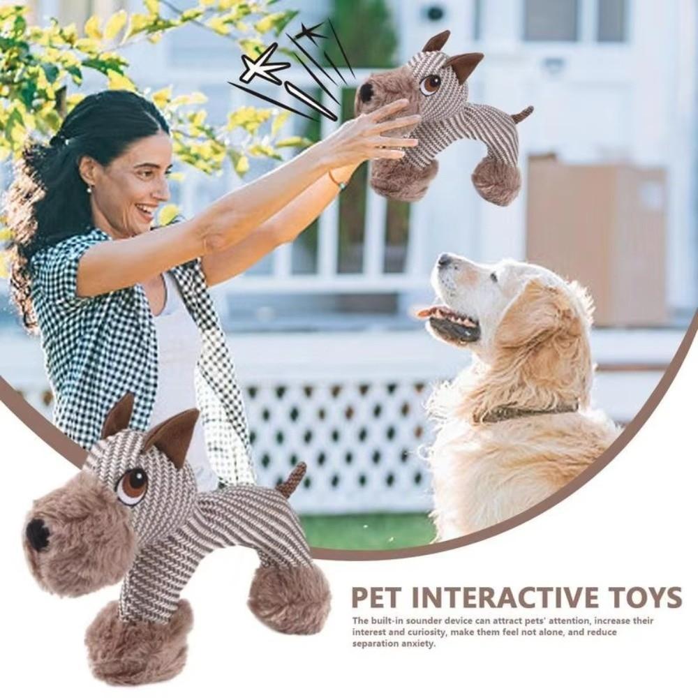 New Dog Bite Resistant Animals Shape Dog Chew Squeaky Sound Elephant Pet Teeth Cleaning Supplies Anxiety Relief