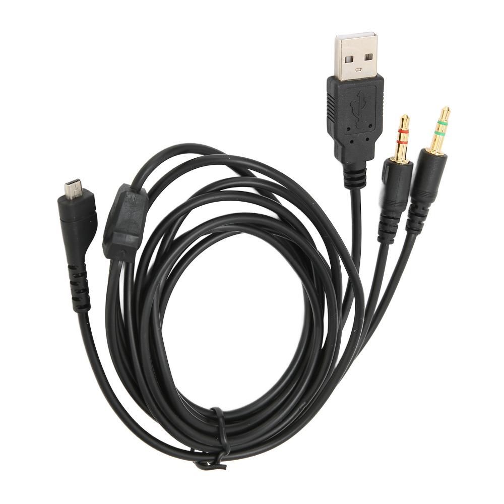 with Lighting 3.5mm Audio Jack Cord Gaming Headset Cable for SteelSeries Arctis Sound Enhancement