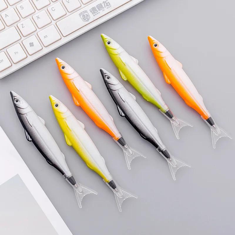 4pcs Cute Kawaii Sea Fish Stationery Creative Ballpoint Pen Office School Supply Novelty Funny Lovely Pens