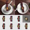 Female Sport Watch With Snake Tiger And Bee Embroidery Design For Daily Wear