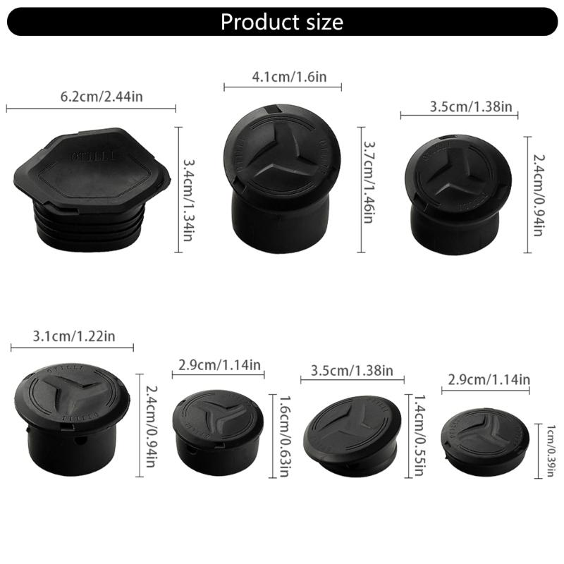 Motorbike Modification Accessory for R 1300 GS Motorcycle Frame Hole Cover Dustproof Caps Plug Frame Decorative End Cap