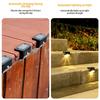 4~16PCs LED Solar Step Lamp Path Stair Outdoor Garden Lights Waterproof Balcony Light Decoration for Patio Stair Fence Light
