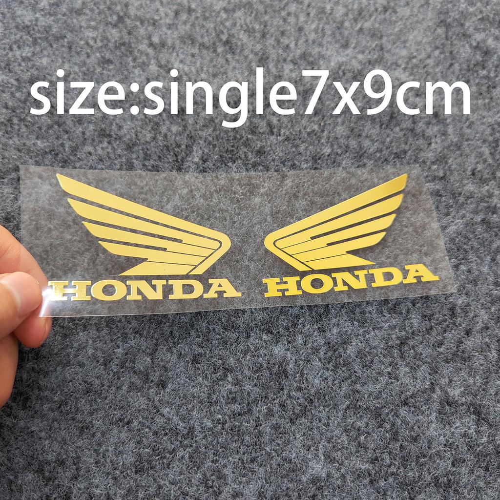 Metal Honda Sticker Logo Motorcycle Tank Helmet Bike Decal