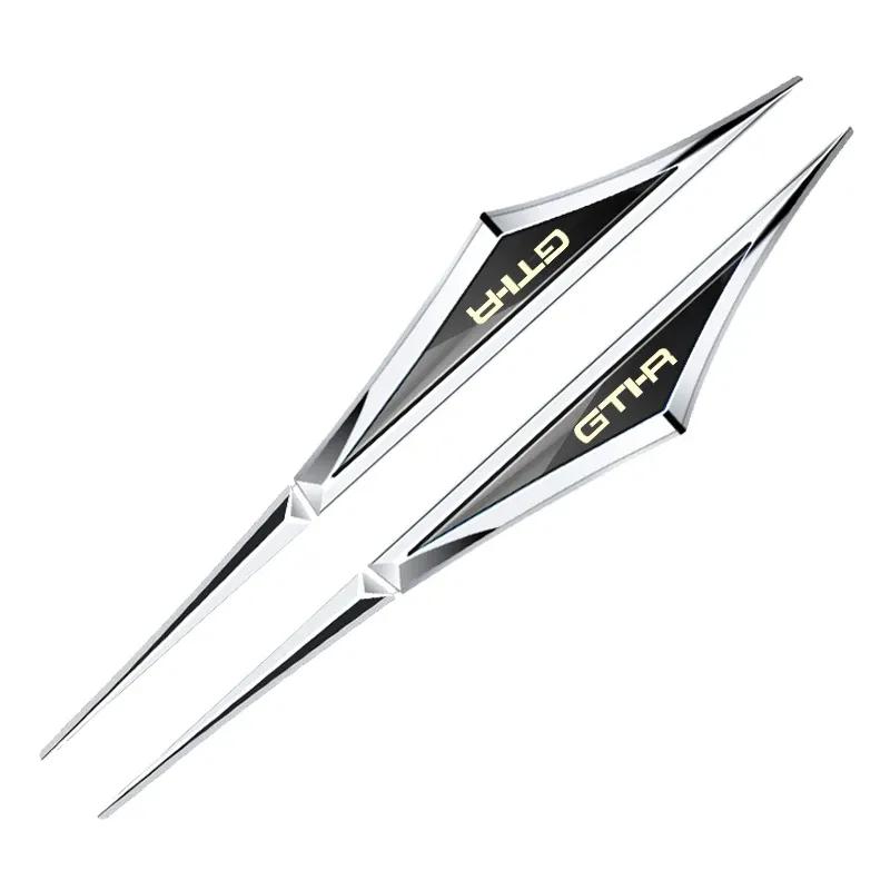 2pcs 3d alloy car stickers car accsesories accessory for Nissan Pulsar gtir gti-r