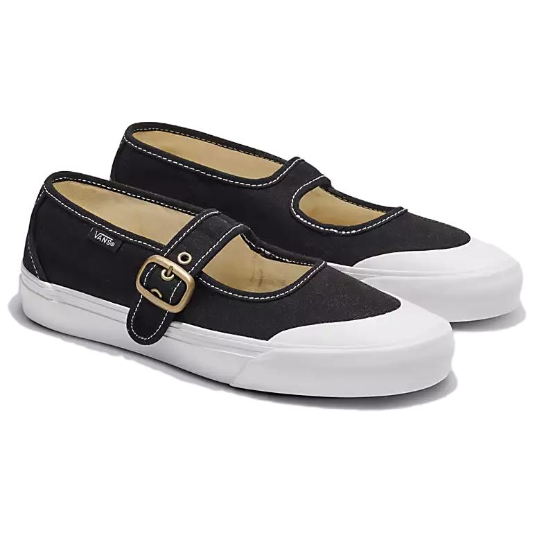 Vans Mary Jane Μαύρα Αληθινά Λευκά Unisex Αθλητικά Παπούτσια VN000CRR6BT
