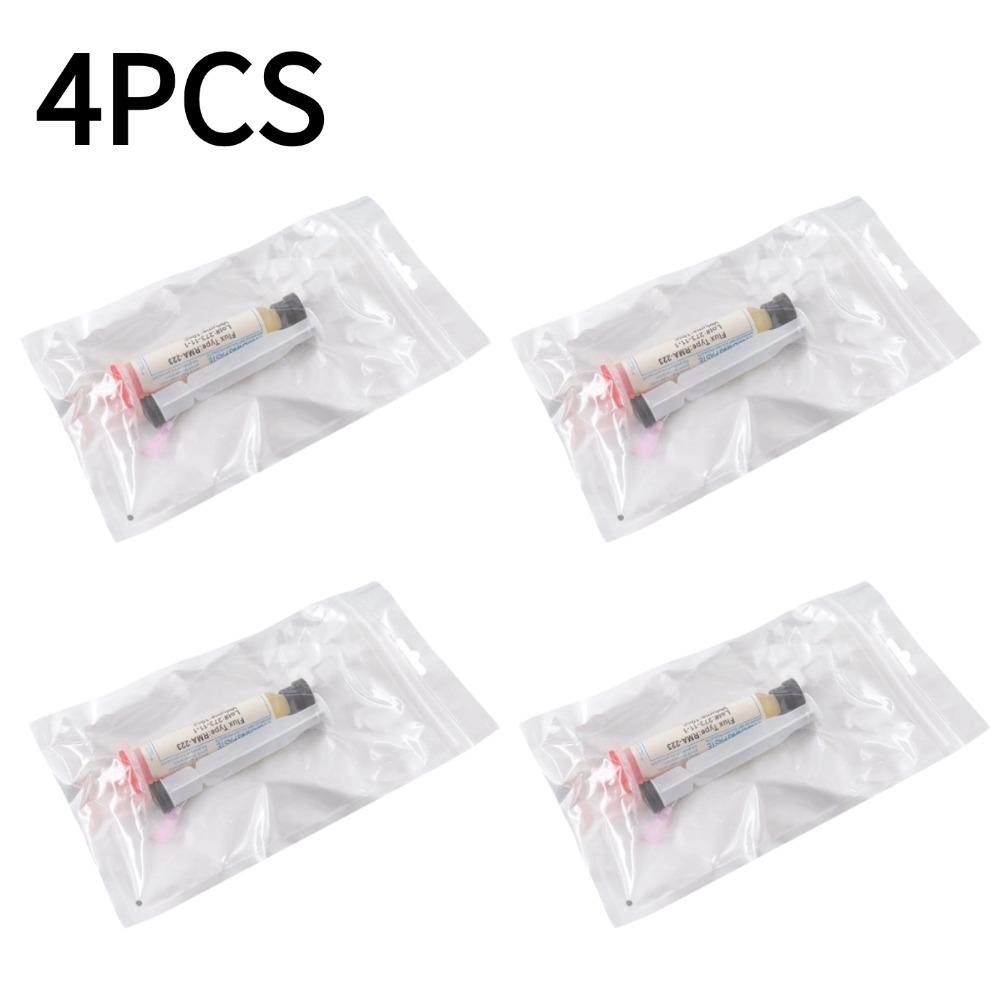 1/2/3/4/5/10 Stück Halogenfreier Lötflussmittel-Paste-Spritze Neutral No-Clean Schweißpaste Elektronisches Reinigungszubehör