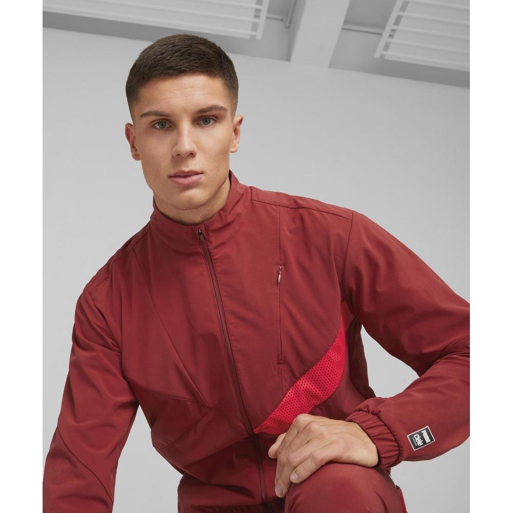 Puma Xcelle Woven Tracksuit Jacket   Red  523424 80