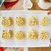 Cute Dragon Mooncakes Stamps Cartoon Dragon Press Molds Mooncakes Molds Mooncakes Press Moulds Suitable for Kitchen Bakings