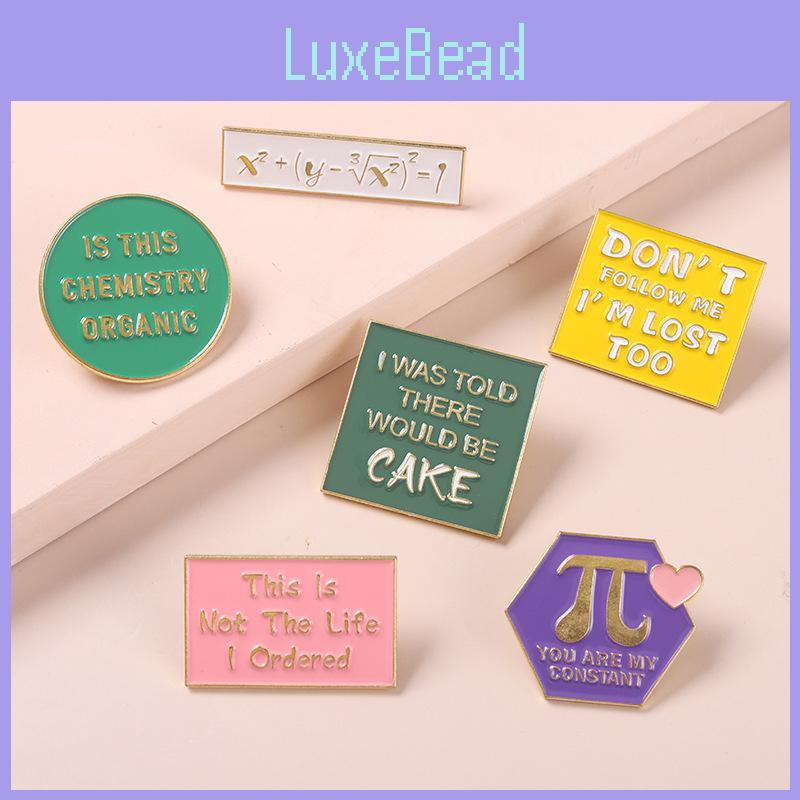 Alloy Dazzling Geometric Letter Brooch With Exquisite Enamel Affinity Perfect For All Occasions And Statements Fashion