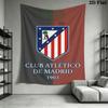 Club Atltico De Madrid Crest Threepiece Set 1 Duvet Cover 2 Pillowcase Without Core Bedding Set Soft And Comfortable
