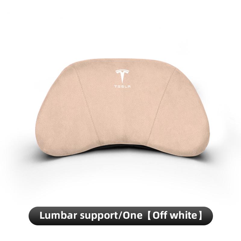 Tesla New Car Suede Headrest Seat Pillow Lumbar Support O Cushion for Tesla Model 3 S X Model Y Cybertruck Roadster SpaceX Car