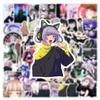 10/30/50pcs Japanese Anime Call of the Night Stickers Cartoon Decals DIY Skateboard Helmet Scrapbook Cool Graffiti Sticker Packs