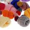 10pcs DIY Christmas Mini Knitting Doll Hats Ornaments Mini Wool Hat  Christmas Ornaments