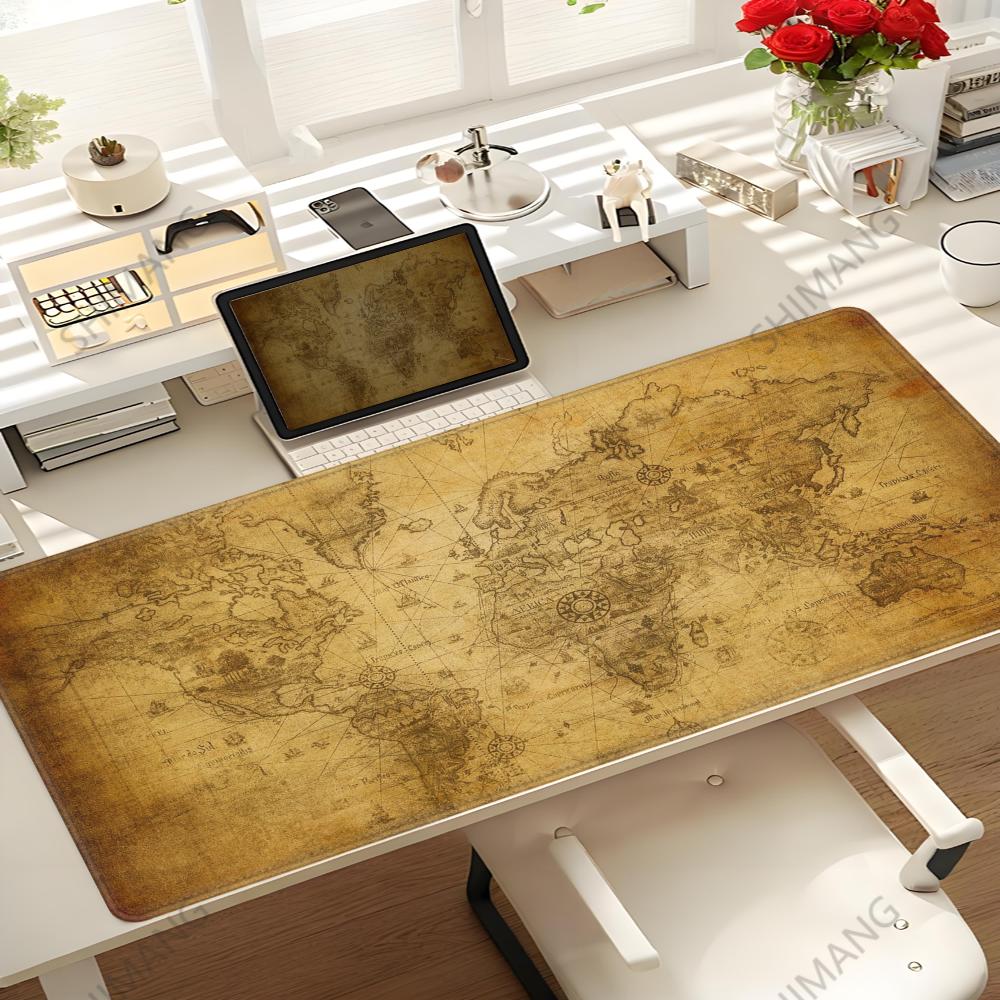 Ancient map of Middle-earth Large Mouse Pad XXL Gaming Desktop Carpet Laptop Desk mat Table Keyboard Accessories Rug 1000×500