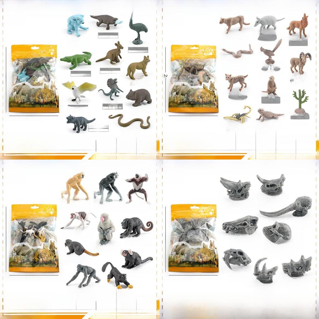 Prehistoric Mammal Skull Model With Pvc Material For Educational Museum Display And Collectors