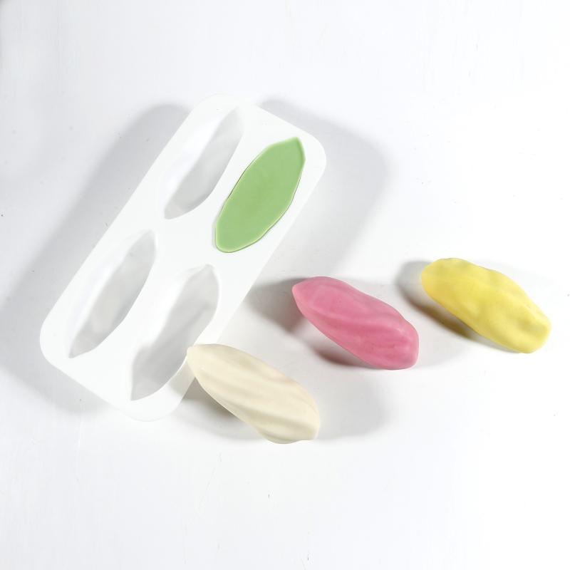 Reusable Non-Stick Silicone Baking Mold 4/12 Cavity Food Safe Mould for Pecan Nut Chocolate Candy Dessert Making