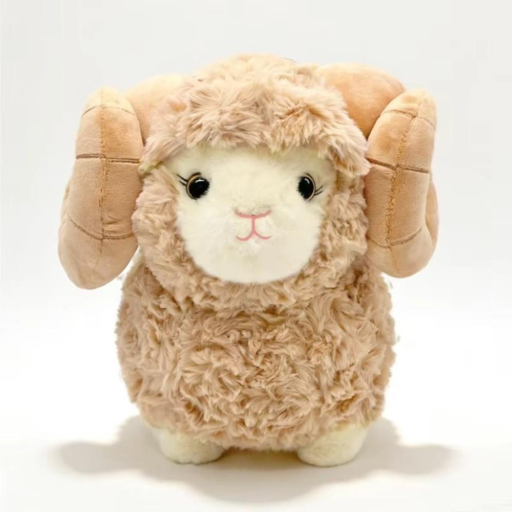 Warm Cozy Simulation Sheep Plush Toy Hugging Appease Fluffy Sheep Plush Doll For Kids