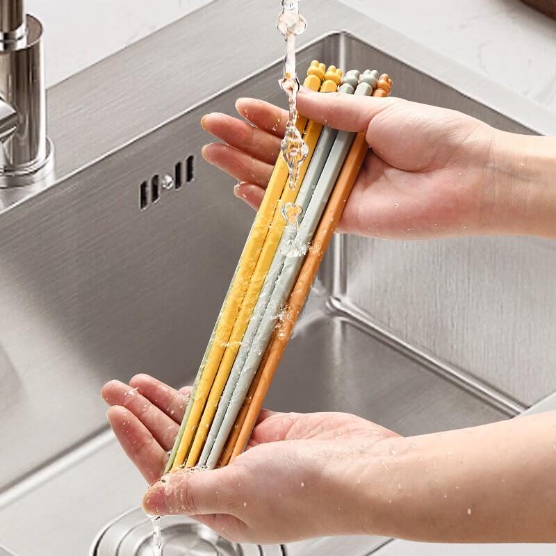 KÖBACH Lucky Rabbit Alloy Chopsticks (5 Pairs)