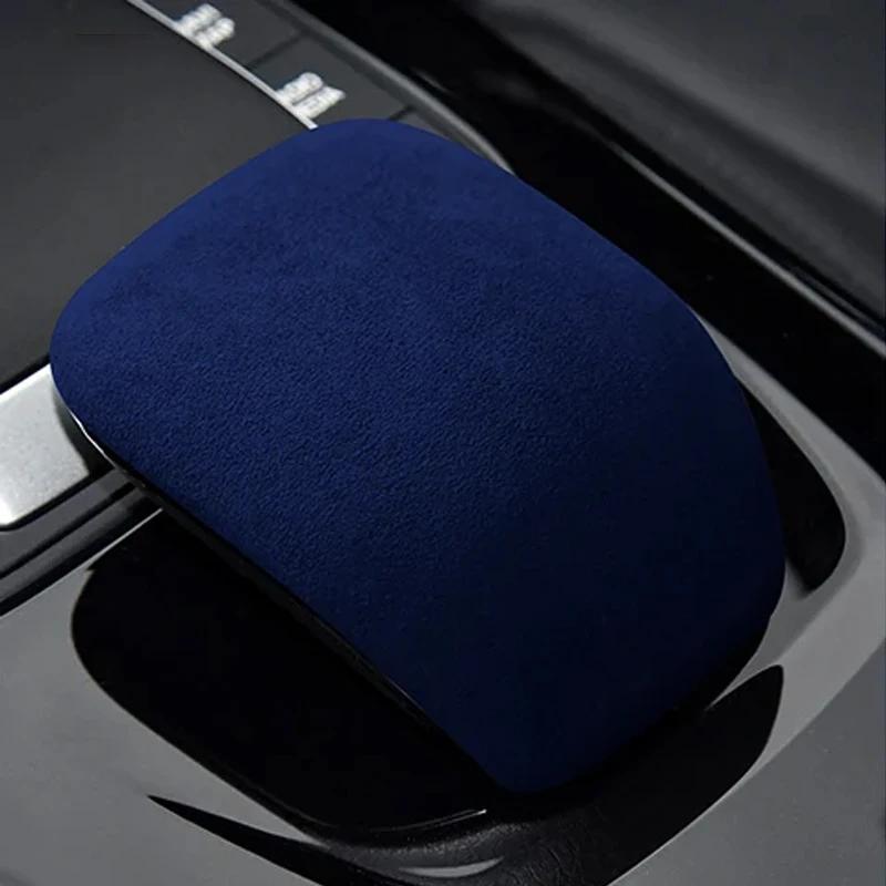 For Mercedes-Benz A-Class/CLA-Class/AMG  to Present Alcan tara Gear Shift Knob Cove Car Gearshift Handle Protective Shell