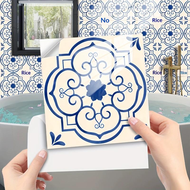 10 stuks 20*20cm Antislip Vloersticker Huurder Vriendelijk Muur- & Vloertegels Afneembaar & Plakbaar Vloerstickers Doe-het-zelf Voor Badkamerrenovatie