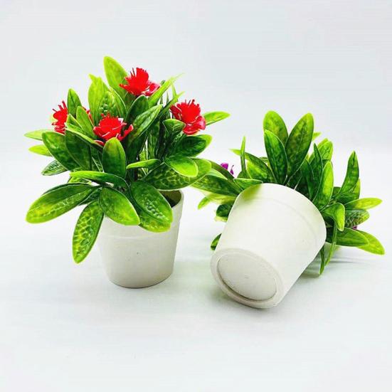 Eye-Catching Fake Potted Flower Durable Eco-Friendly Table Centerpieces