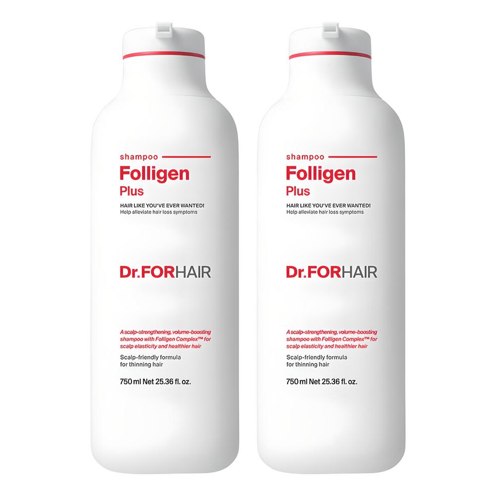 Dr. For Hair Polygen Plus Hair Loss Relief Shampoo 750ml 2 pcs