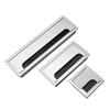 Aluminum Alloy Cable Entry Box with Brush Strip - Desktop Wire Management Cover