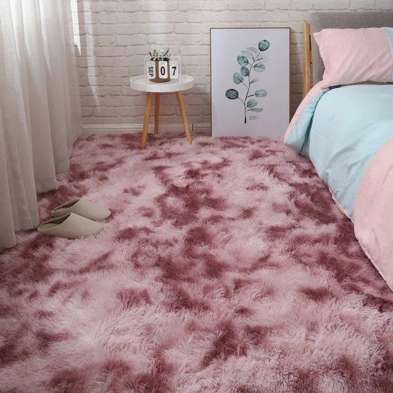 Carpet Bedroom Bedside Carpet Plush Living Room Full Floor Mat Girl Ins Room Dirty Carpet Sofa Rug Warm Large Area Cushion