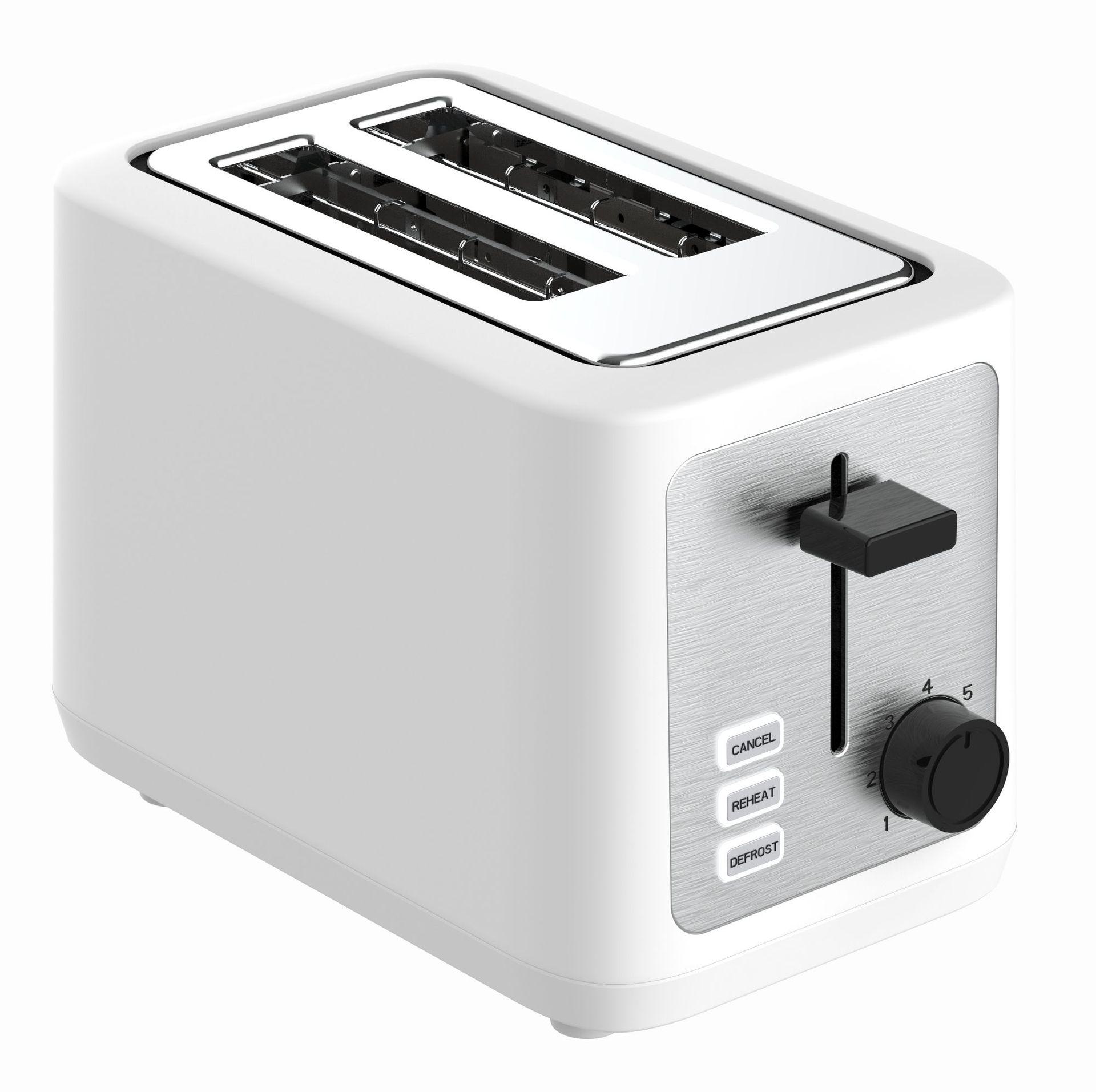 Smart Toaster: Automatic & Efficient Sandwich and Bread Toaster, Saves Time and Effort Multifunction + Cancel Button жемчужина белый