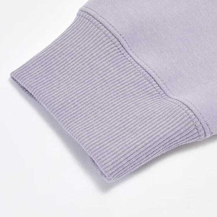 PUMA Sweatshirts Women's Light Purple Crew Neck Moderate Regular 635712-64