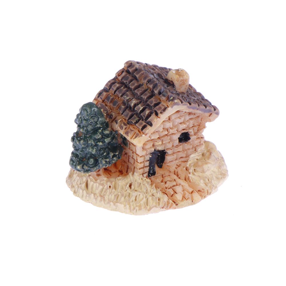 Gardening Decorations Moss Cottages Figurines & Miniatures Micro Landscape Mini Small House