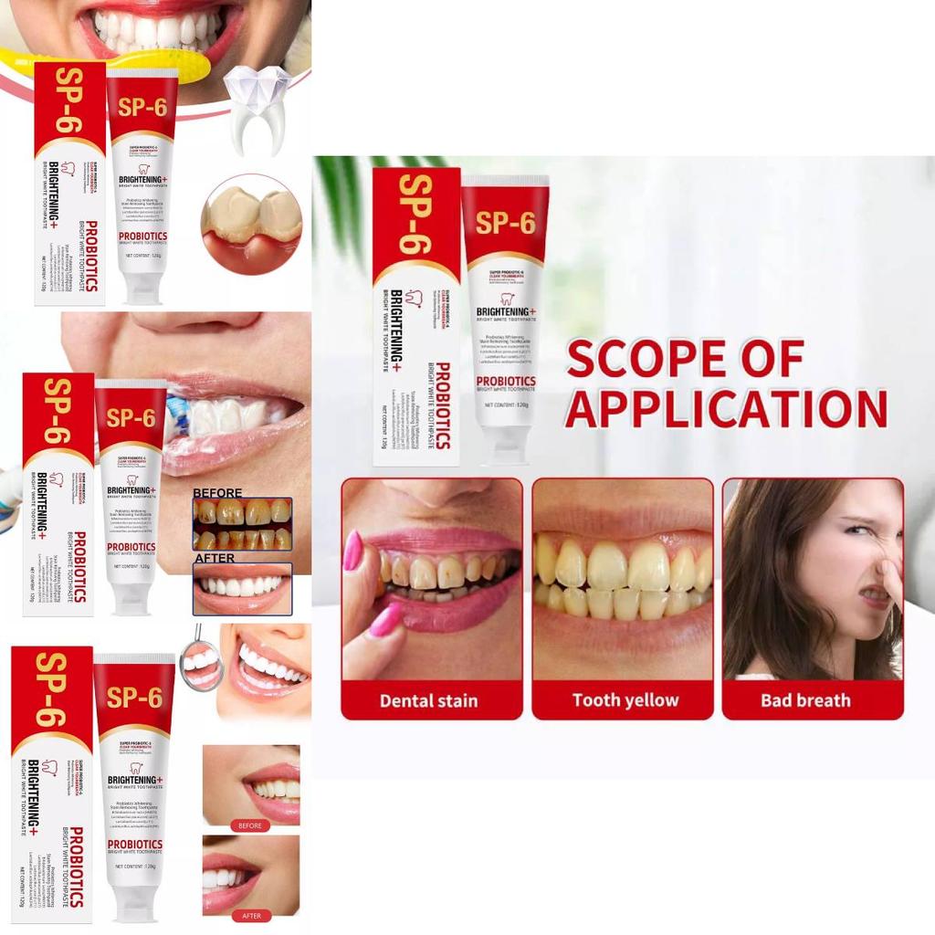 Premium Yilest Sp-6 Probiotic Whitening Toothpaste For Stain Removal And Fresh Breath