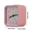 Simple Battery Operated No Tick Bedside Clocks Number Clock Home Decor Alarm Clock